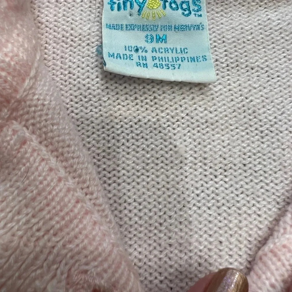 Tiny Togs Sweater with Flowers - Picture 4 of 6